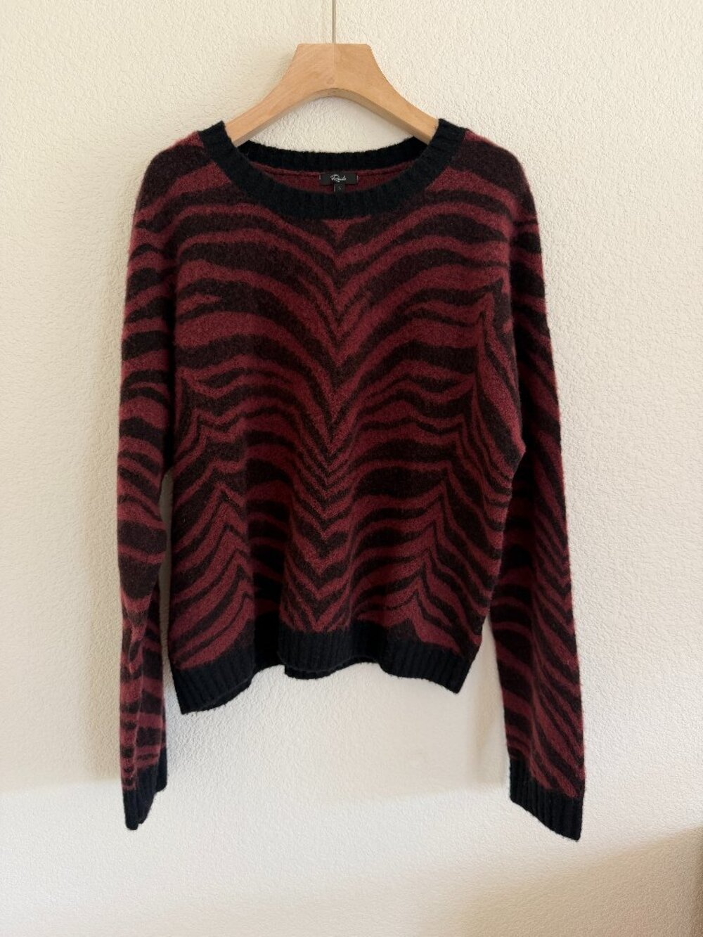 RAILS Chance | Burgundy Tiger Stripe | Size L